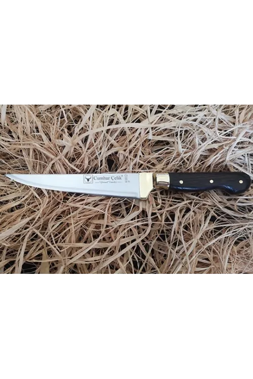 Sürmene Cumhur Çelik 61012 Sivri Kasap Kurban Bıçağı, 16 cm, Venge Sap