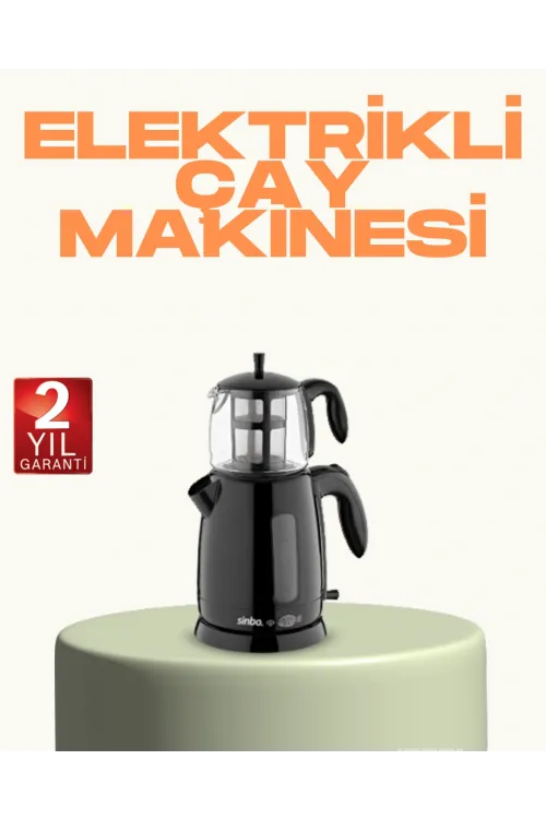 Susuz Çalışma Emniyetli Sinbo Elektrikli Çay Makinesi