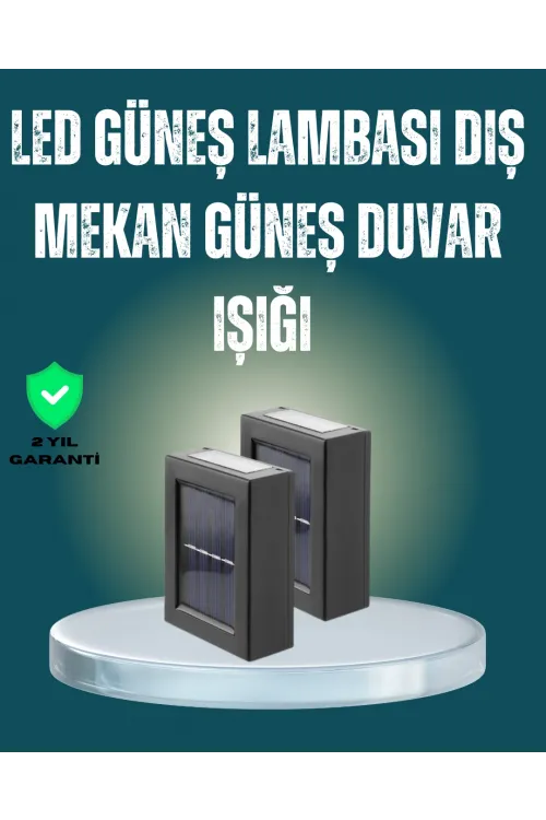 Suya Dayanıklı Güneş Enerjili Bahçe Lambası