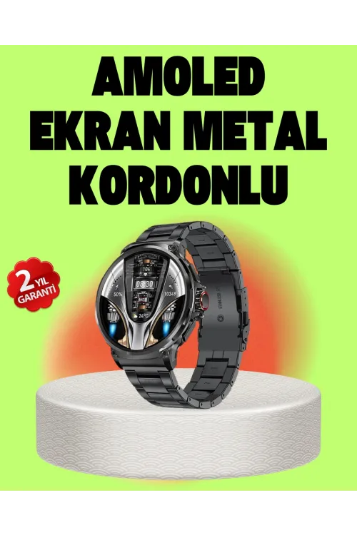 Sw80 Akıllı Saat 1.93″ Ultra Hd Ekran 700 Mah Batarya 3 Kordon
