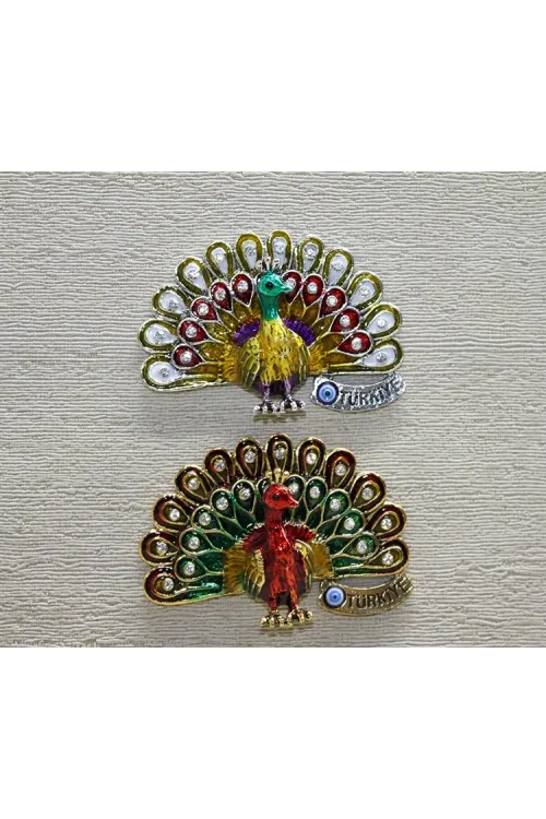 Swaroski Tavuskuşu Magnet Alk3852