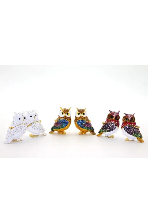 Swarovski 2li Baykuş (1 Adet) Seçenek 1