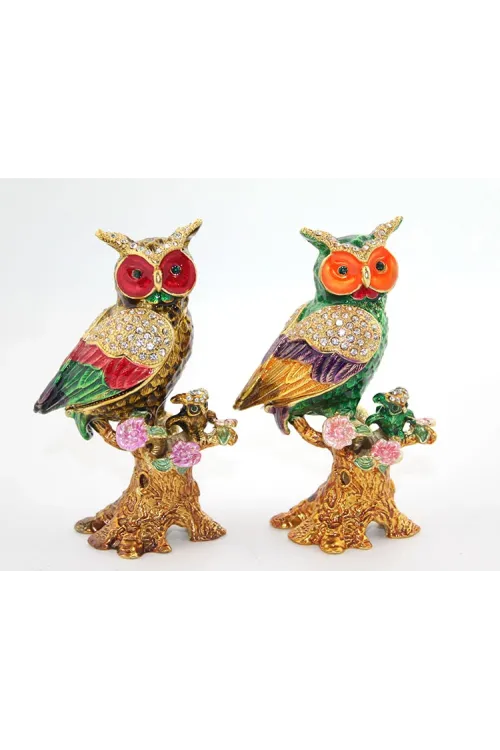 Swarovski Taşlı Tekli Baykuş