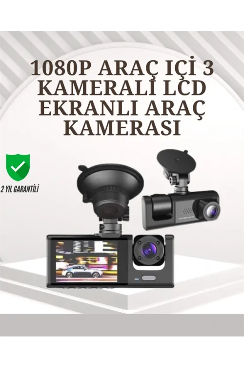 Ta-01 1080p Ön 720p Arka Ve İç Kamera Sistemli Dvr