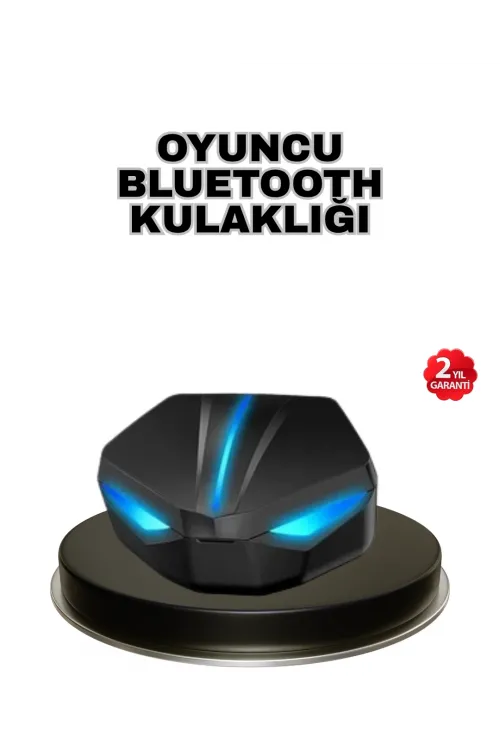 Tam Kablosuz Oyuncu Kulaklığı 5.0 Bluetooth Led Kontrollü