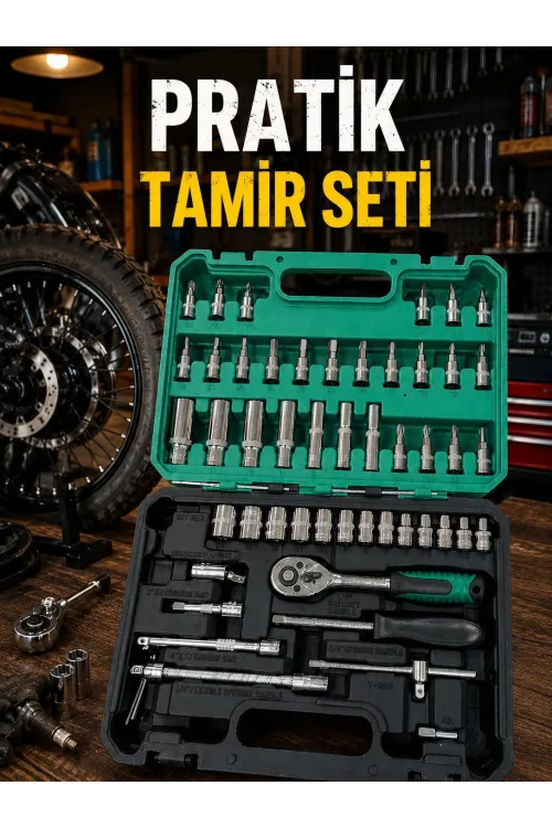 Taşıma Çantalı 53 Parça Tamir Takımı