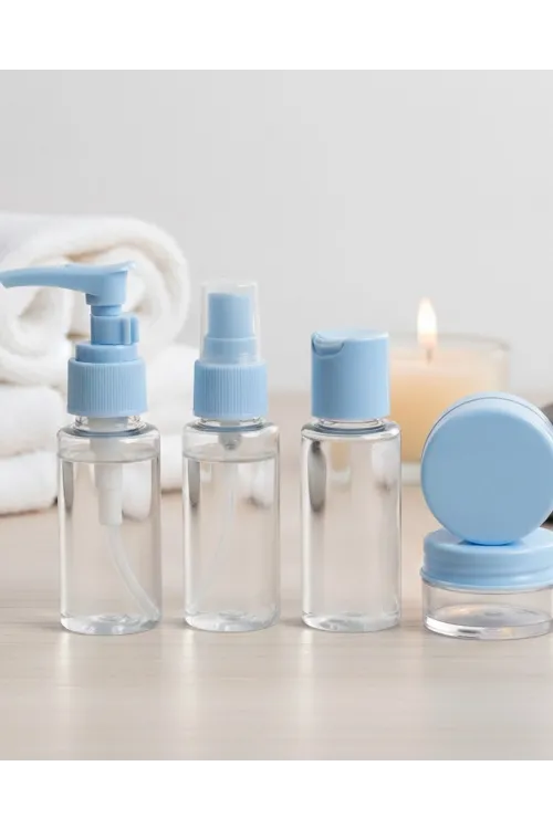 Taşınabilir 5 Parça Seyahat Kozmetik Seti 30 Ml Sızdırmaz