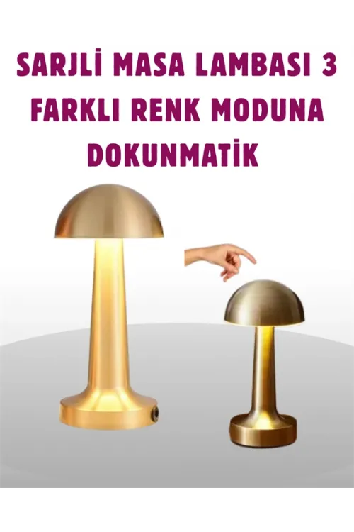 Taşınabilir Dokunmatik Led Lamba – Sıcak & Soğuk Işık Ayarı