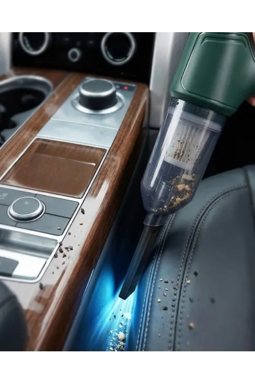 Taşınabilir Kablosuz Süpürge Kompakt Tasarım Güçlü Motor