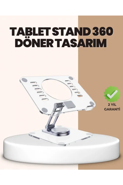 Taşınabilir Katlanır Tablet Braketi Masaüstü Stand