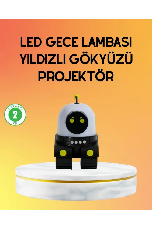 Taşınabilir Lityum Bataryalı Led Gece Lambası Ve Projektör
