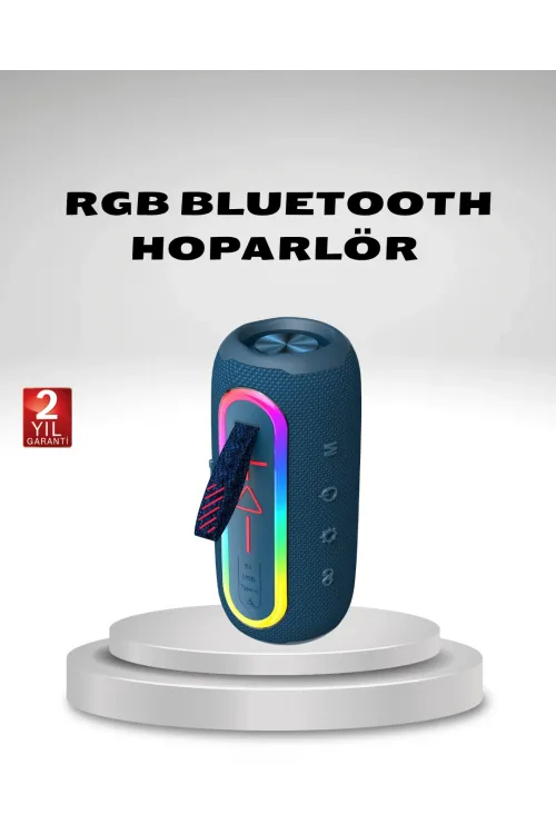 Taşınabilir Mini Bluetooth Hoparlör Güçlü Ses Ve Şık Kırmızı Tasarım