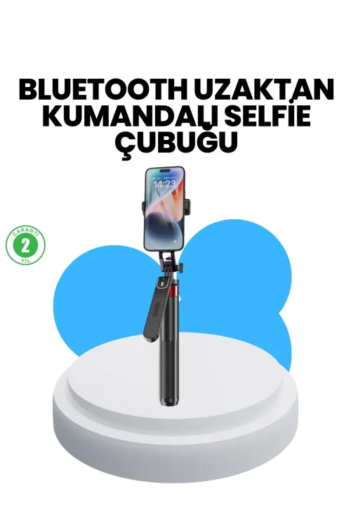 Taşınabilir Tripod Ve Selfie Çubuğu Vlog Ve Video Çekimi