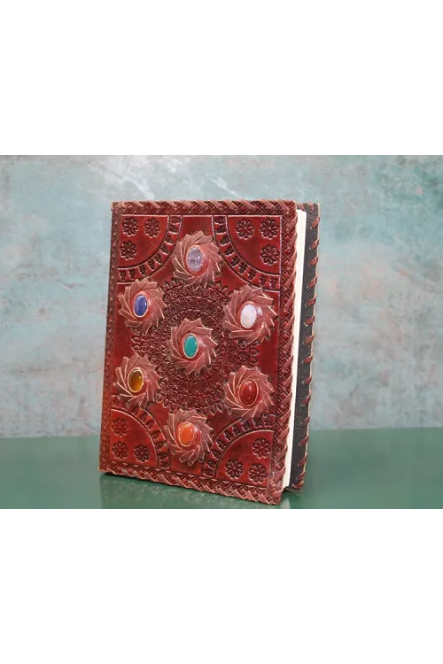 Taşlı Deri Defter Ksk3150