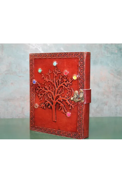 Taşlı Deri Defter Ksk3153