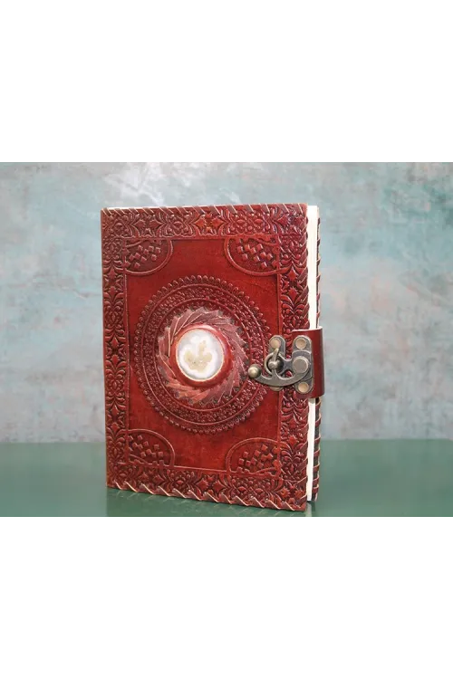 Taşlı Deri Defter Ksk3154