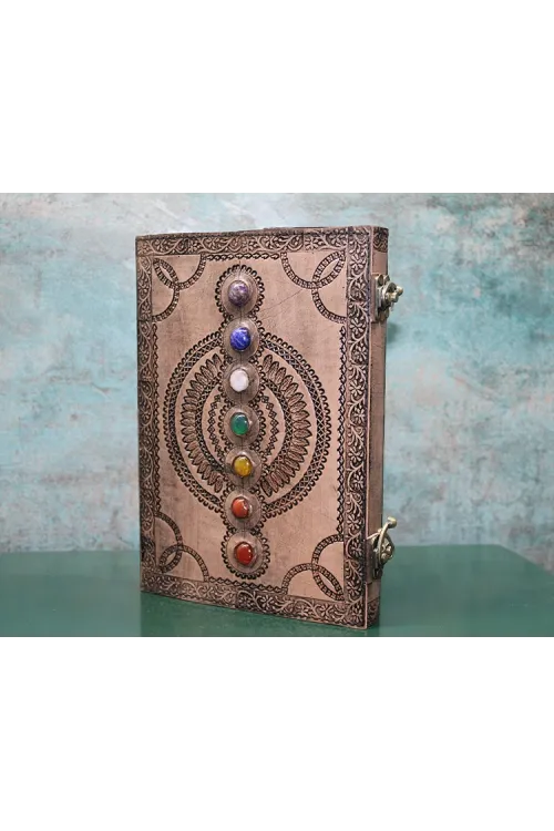 Taşlı Deri Defter (1 Adet) Seçenek 13