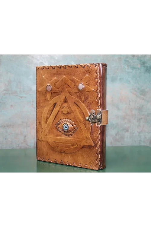 Taşlı Deri Defter (1 Adet) Seçenek 4