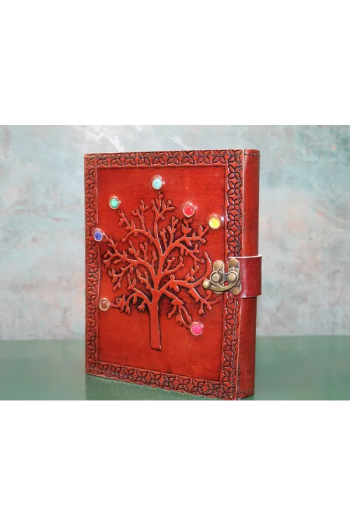 Taşlı Deri Defter (1 Adet) Seçenek 6