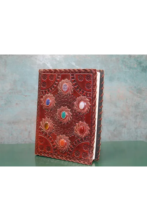Taşlı Deri Defter (1 Adet) Seçenek 7