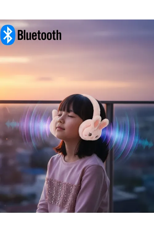Tavşan Kulaklı Şarjlı Bluetooth Kulaklık Düşük Gecikmeli Kablosuz Ses