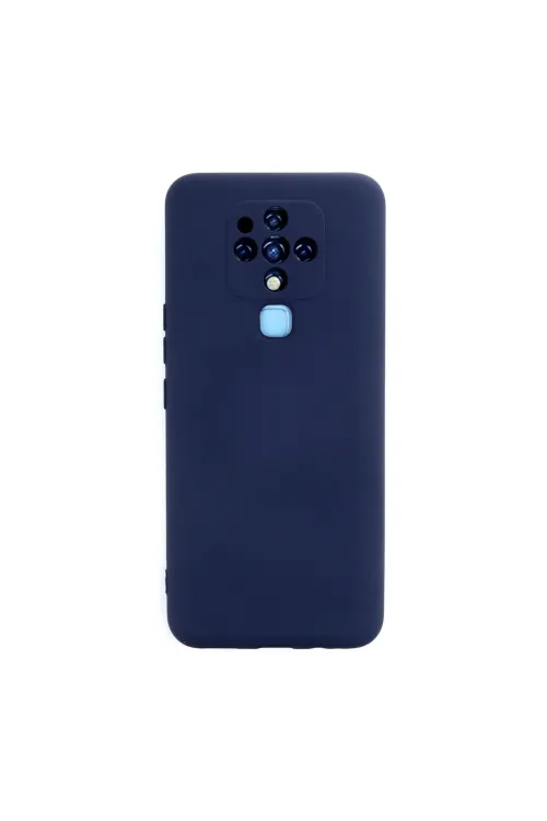 Tecno Camon 16 Kılıf Nano İçi Kadife Silikon - Lacivert
