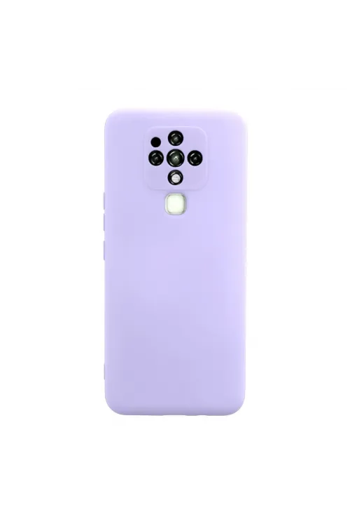 Tecno Camon 16 Kılıf Nano İçi Kadife Silikon - Lila