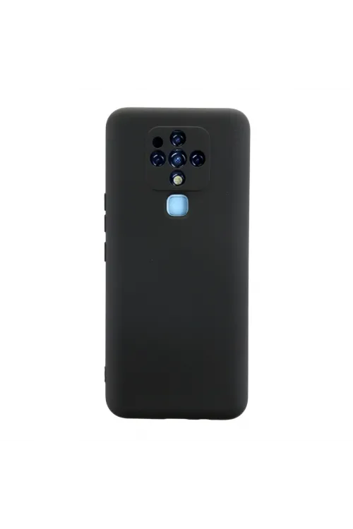 Tecno Camon 16 Kılıf Nano İçi Kadife Silikon - Siyah