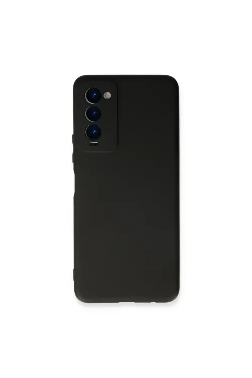 Tecno Camon 18 Kılıf First Silikon - Siyah