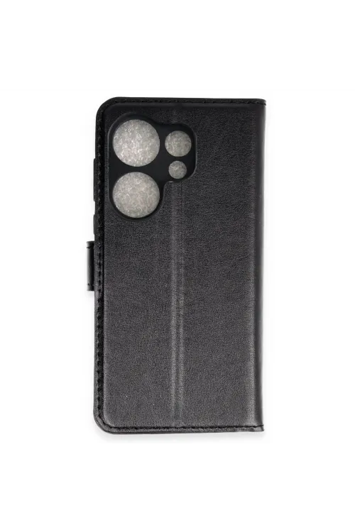 Tecno Camon 20 Prime Trend S Plus Kapaklı Kılıf - Siyah
