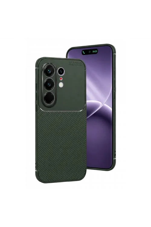 Tecno Camon 50 Pro 5g Auto Focus Karbon Kapak - Koyu Yeşil