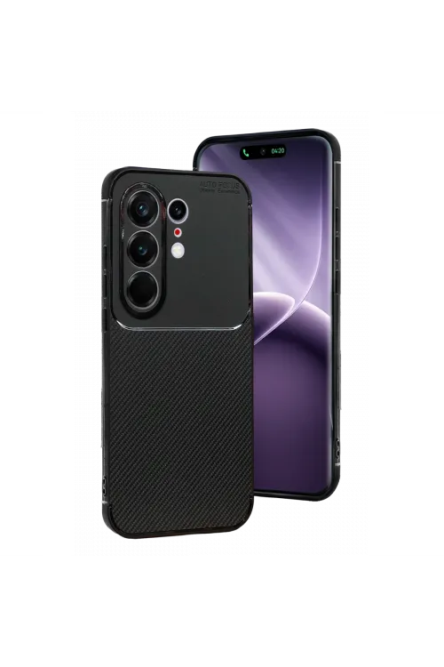 Tecno Camon 50 Pro 5G Auto Focus Karbon Kapak - Siyah