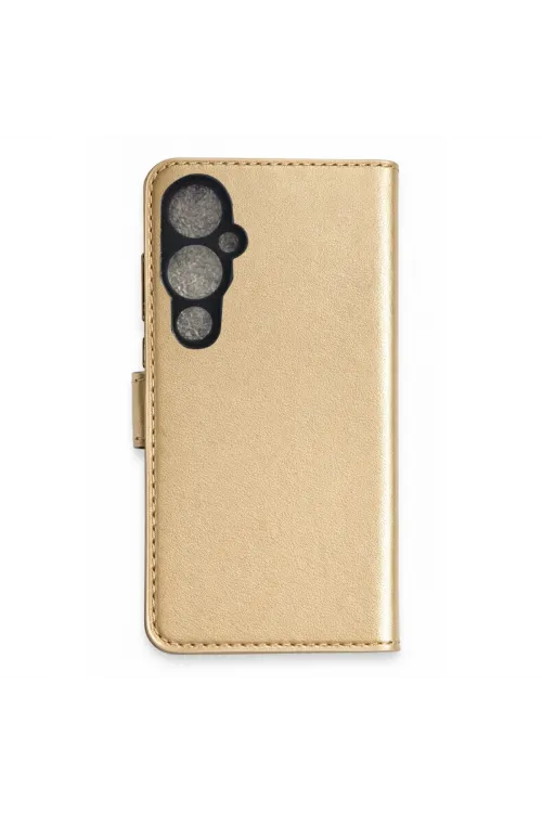 Tecno Pova 4 Pro Trend S Plus Kapaklı Kılıf - Gold