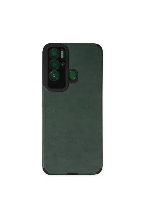 Tecno Pova Neo Kılıf Loop Deri Silikon - Yeşil