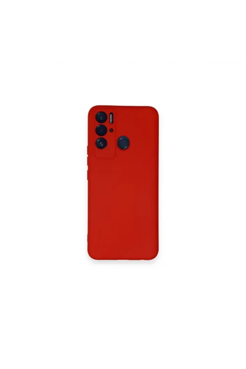 Tecno Pova Neo Kılıf Nano İçi Kadife Silikon - Kırmızı