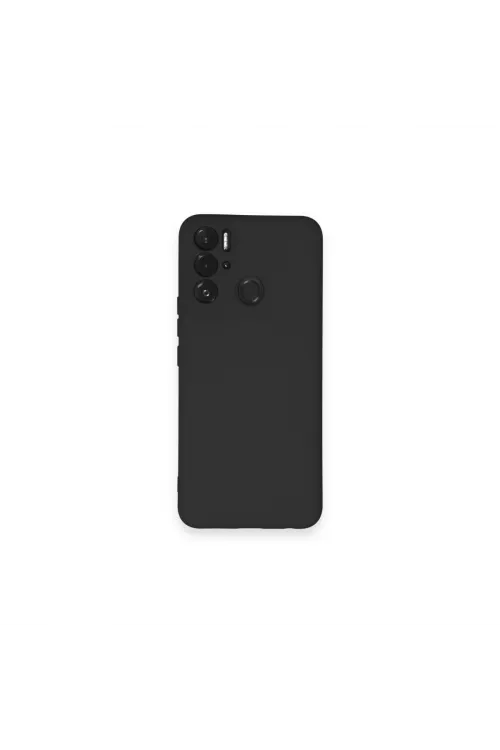 Tecno Pova Neo Kılıf Nano İçi Kadife Silikon - Siyah