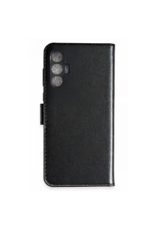 Tecno Spark 8 Pro Trend S Plus Kapaklı Kılıf - Siyah