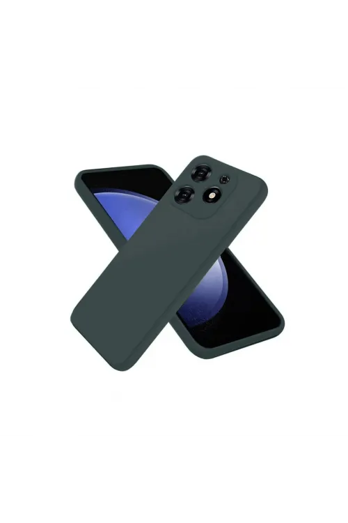 Tecno Spark Go 2024 Kılıf First Silikon - Koyu Yeşil