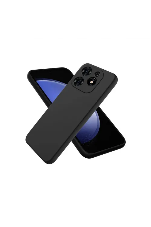 Tecno Spark Go 2024 Kılıf First Silikon - Siyah