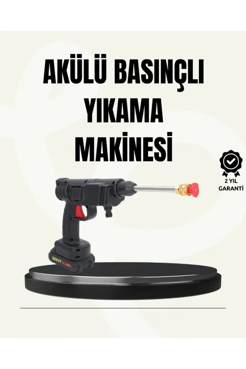 Tek Bataryalı 48v Şarjlı Basınçlı Yıkama Makinesi