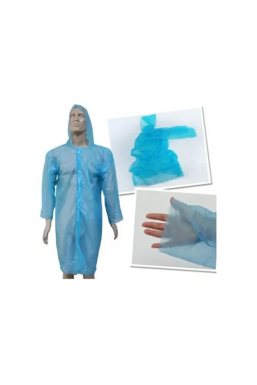 Tek Kullanımlık Çıtçıtlı Yağmurluk ( 5 Adet )