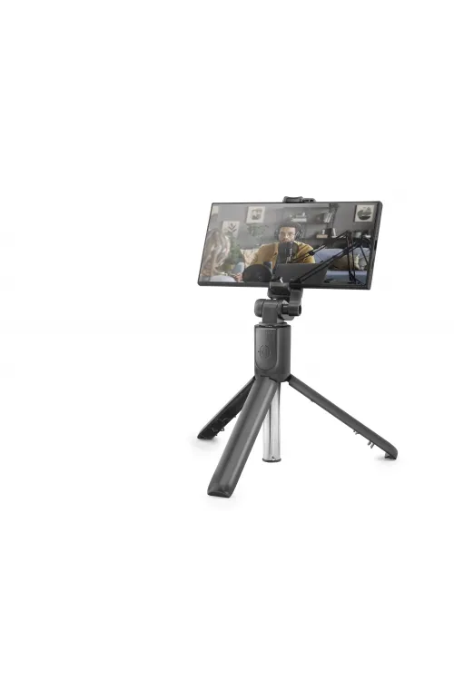 Telefon Tripodu Ve Selfie Çubuğu Seti Bluetooth 5.0 Kumandalı 100 Cm - Siyah ND1042