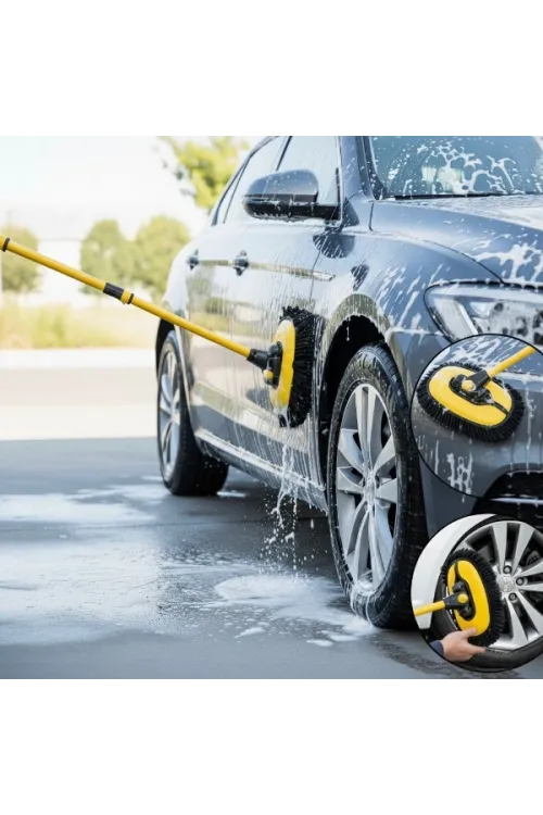 Teleskopik Saplı Kuru Islak Oto Yıkama Fırçası