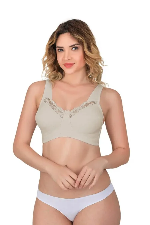 ieg™ TEN MI  181 B Dantelli Toparlayıcı Cotton Sütyen