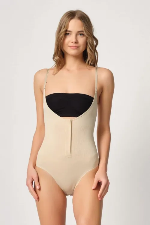 ieg™ TEN MI  2043 Göğsü Açık Agraflı Body Korse