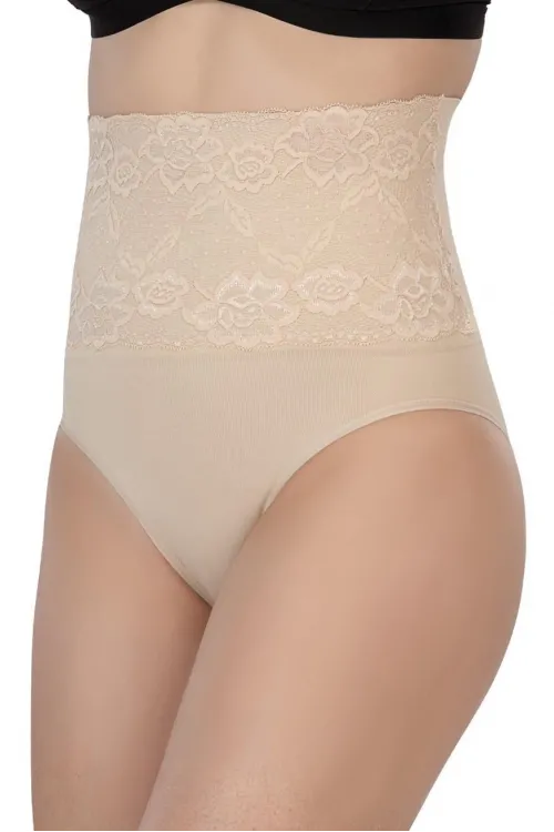 ieg™ TEN MI  2090 Önü Dantelli Yüksek Bel Slip Korse