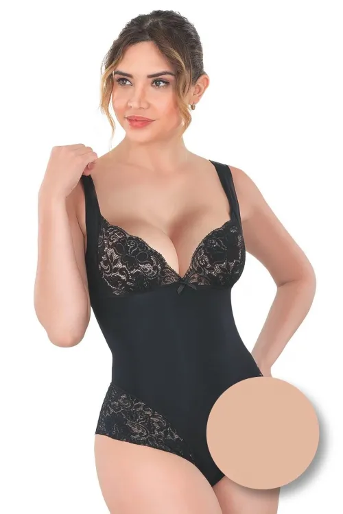 ieg™ TEN MI  2947 Dantelli Agraflı Body Korse