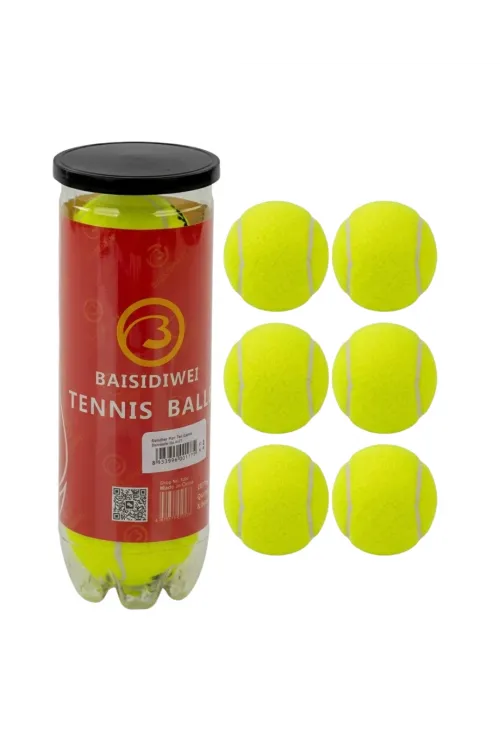 Tenis Topu 6’lı Set Antrenman Ve Maç İçin Dayanıklı Toplar
