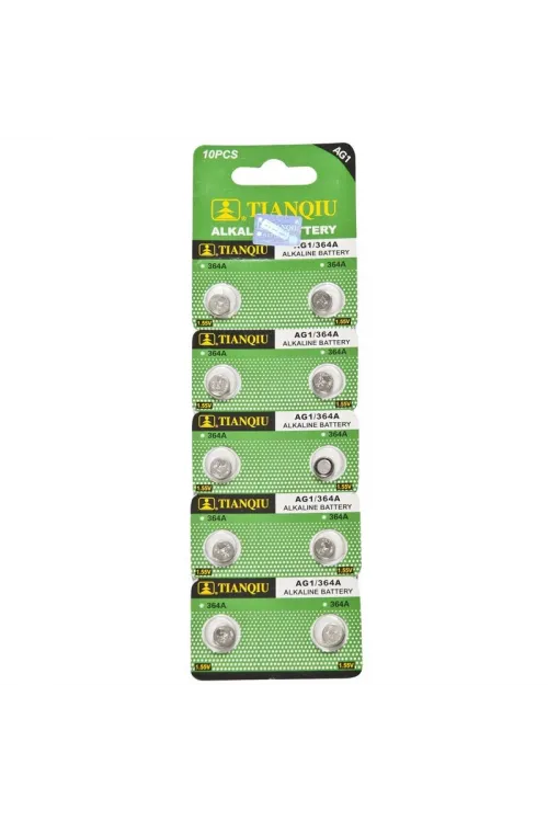 TıanQıu Ag1 Lr621/364 IEGalin 10lu Düğme Pil
