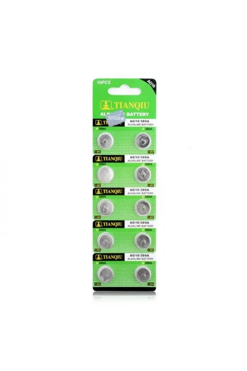 TıanQıu Ag10 Lr1130/389 IEGalin 10lu Düğme Pil